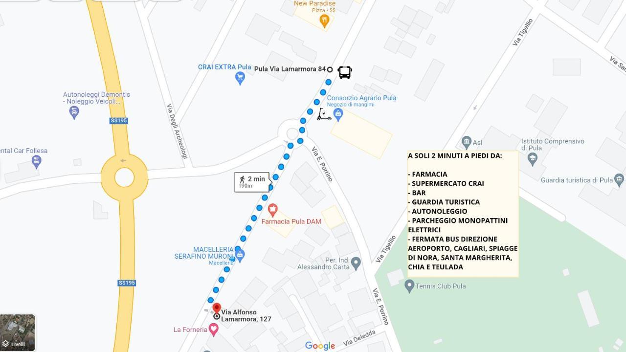 Sa Domu Zara - Ampia Casa Con Terrazzo Βίλα Pula Εξωτερικό φωτογραφία